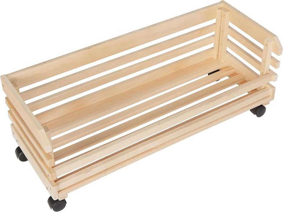 Regał Drewniany na Kółkach do Spiżarni i Kuchni Inter Link 79×30×80 cm