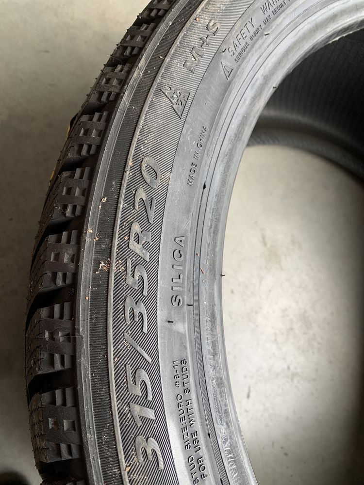 (6шт) нові 315/35R20 Delinte Winter WD42 (110T XL) зимові шини