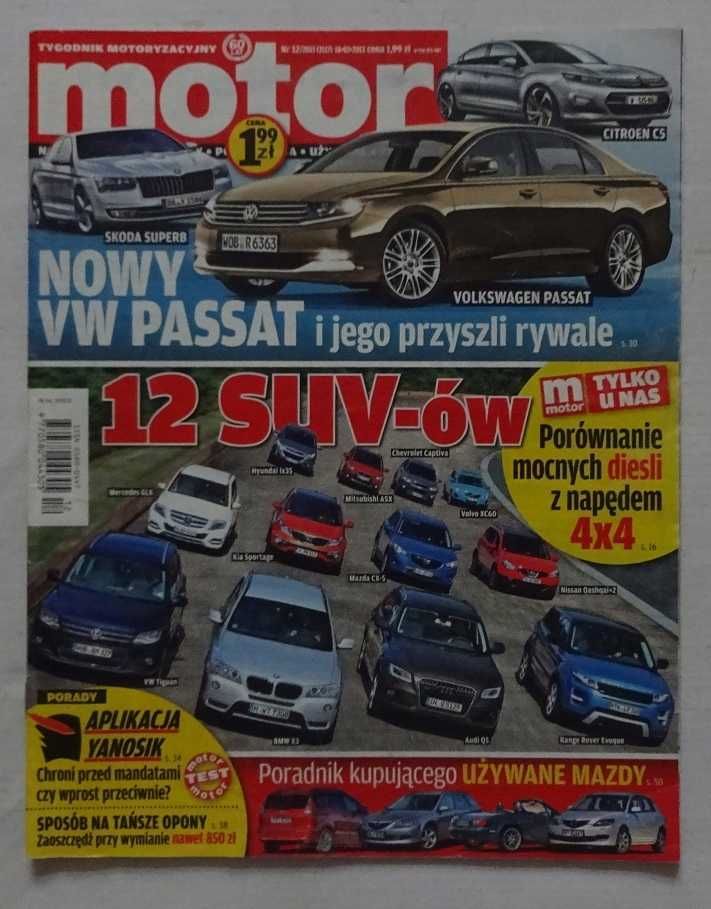 Tygodnik MOTOR rocznik 2013 oraz inne roczniki Przemyśl