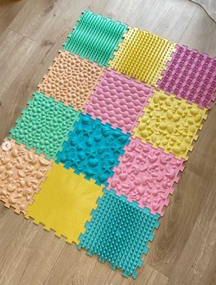 ПОДАРУНОК! Мікс 8+4+1 Ортопедичні килимки / пазли