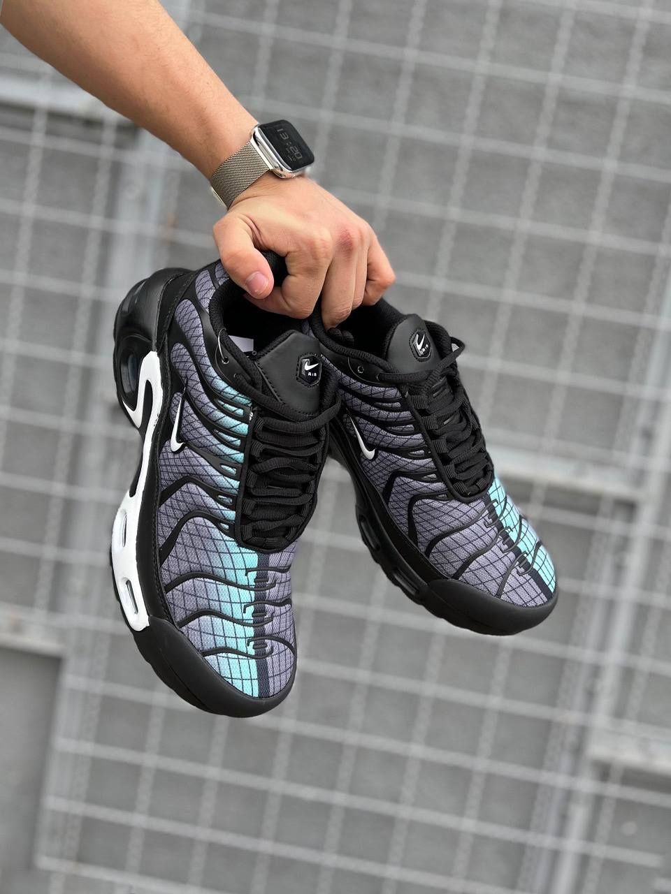 Модні кросівки Nike Air Max plus Tn Blue & Black