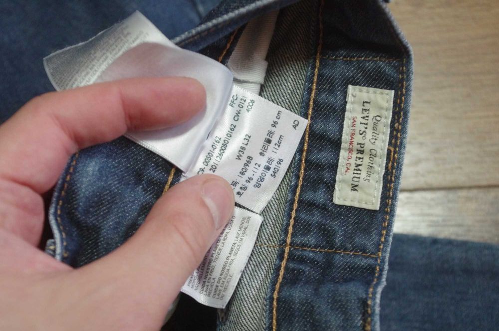 Джинси Levis 501 Made Bulgaria 38 - 32 ХЛ плотний денім стан чудовий