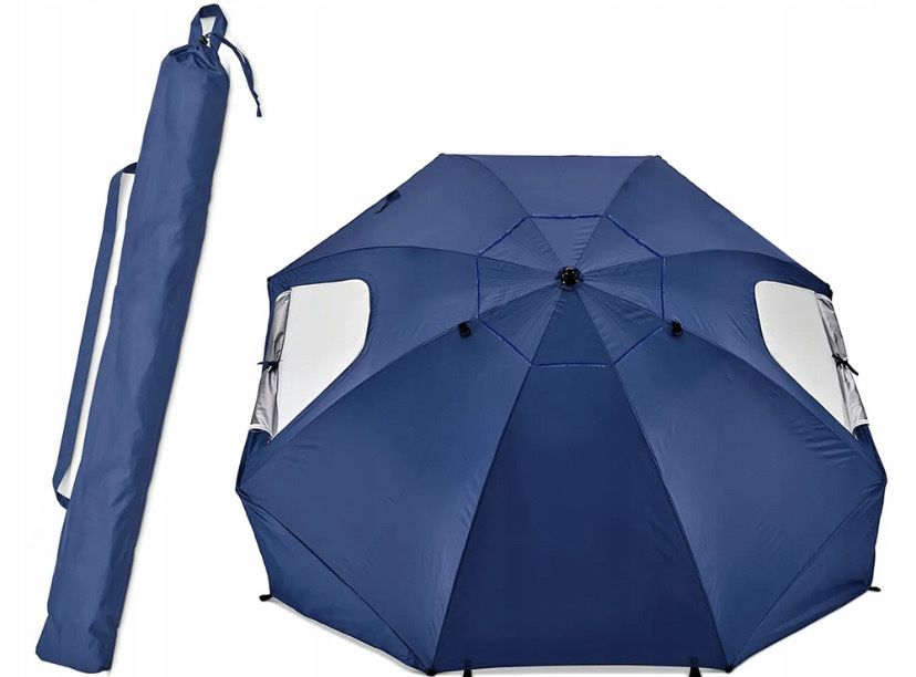 Parasol namiot plażowy ogrodowy 240 cm parawan