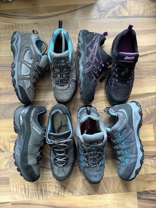 40-41 трекінгові кросівки karrimor lowa asics