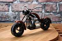 Figurka Motocykl Scrap metal art Loft patyna