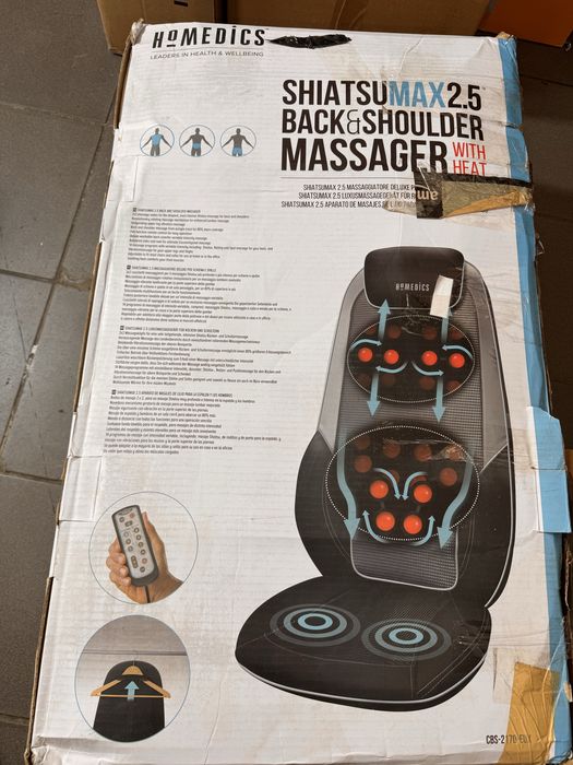 Fotel do masażu pleców Homedics Shiatsu MAX 2.5