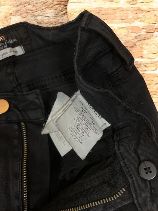 Replay roz. W27 L30 damskie czarne dżinsy Skinny