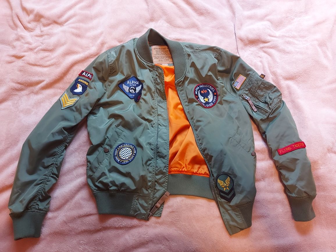 Alpha industries size M olive przejściówka jak nowa