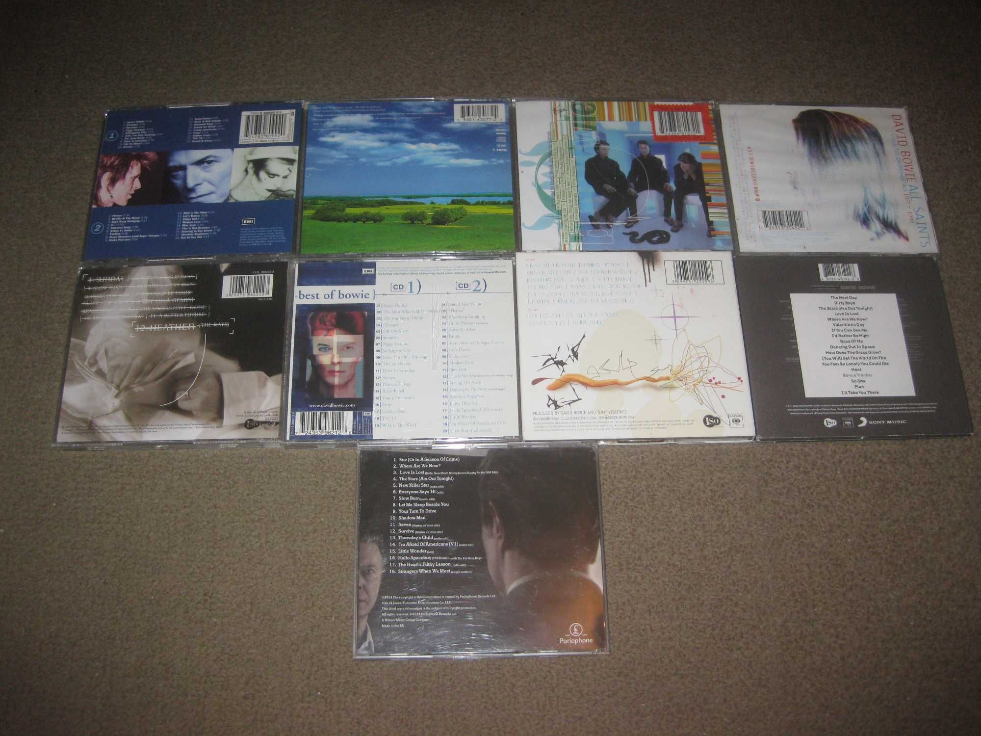 9 CDs do "David Bowie"