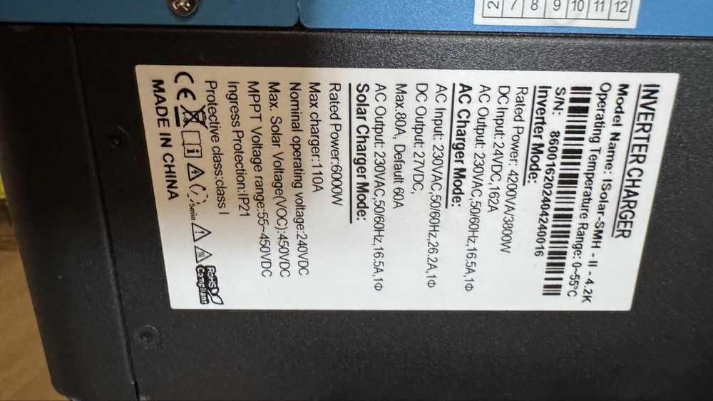 Інвертор EASUN 24V 4.2 kWt Wifi + BMS JIKONG