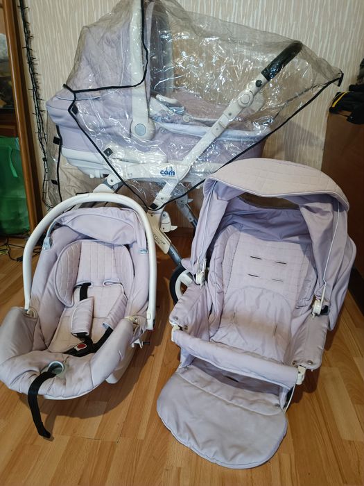 Коляска Can 3 в 1 Dinamico Up Orso розовий