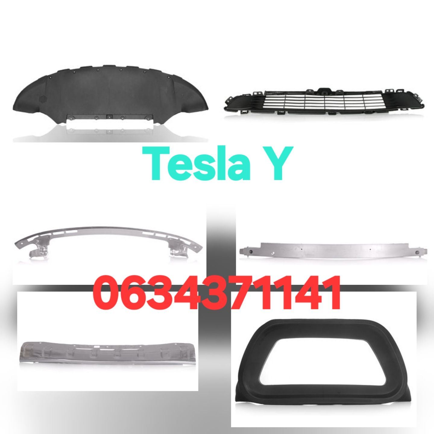 Бампер передній Tesla Model Y 1493736S0A фара   1493736S0C
