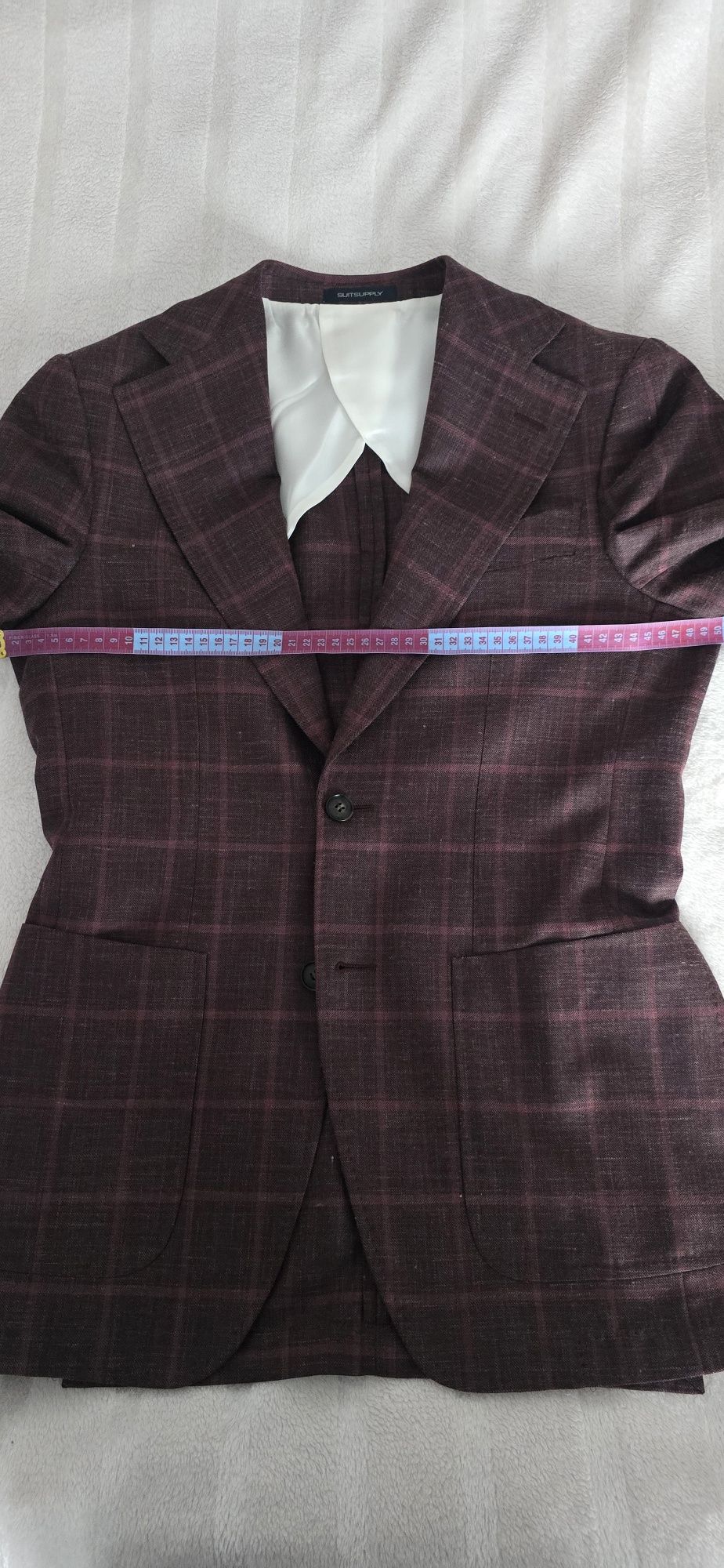 Marynarka Suitsupply r. 44 (wełna, jedwab, len, stan idealny)