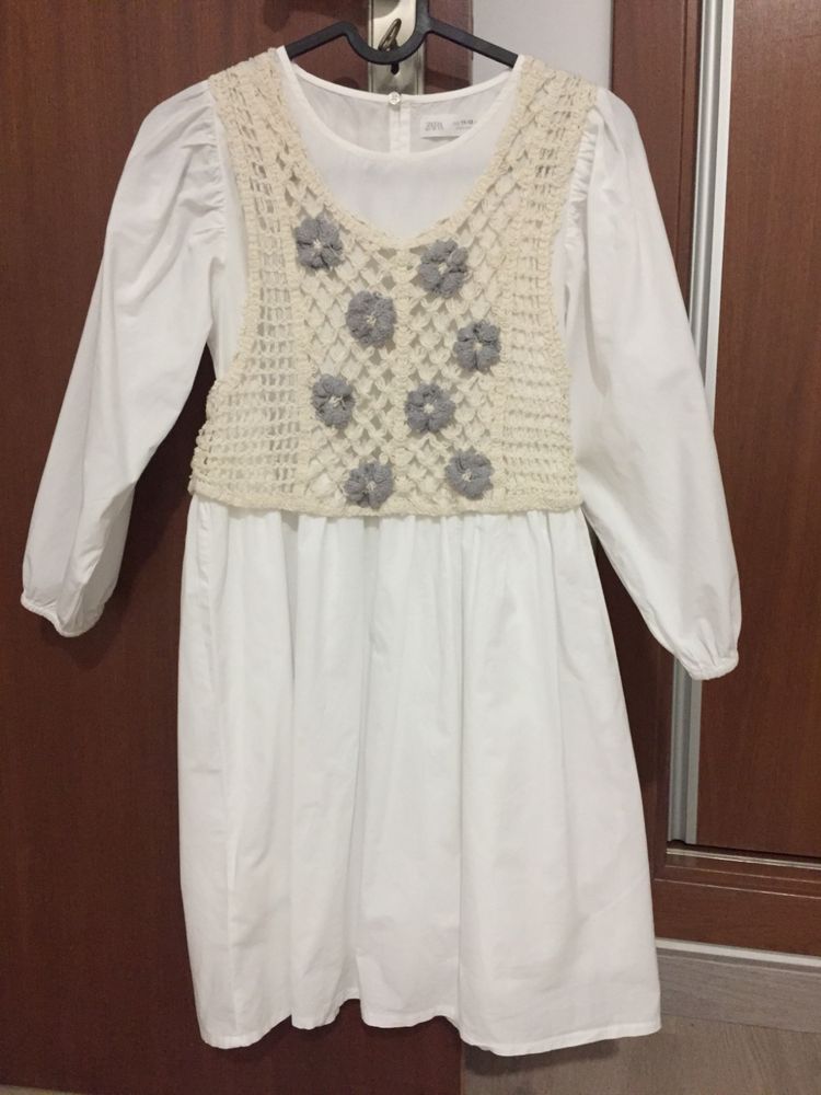 Vestido criança branco NOVO