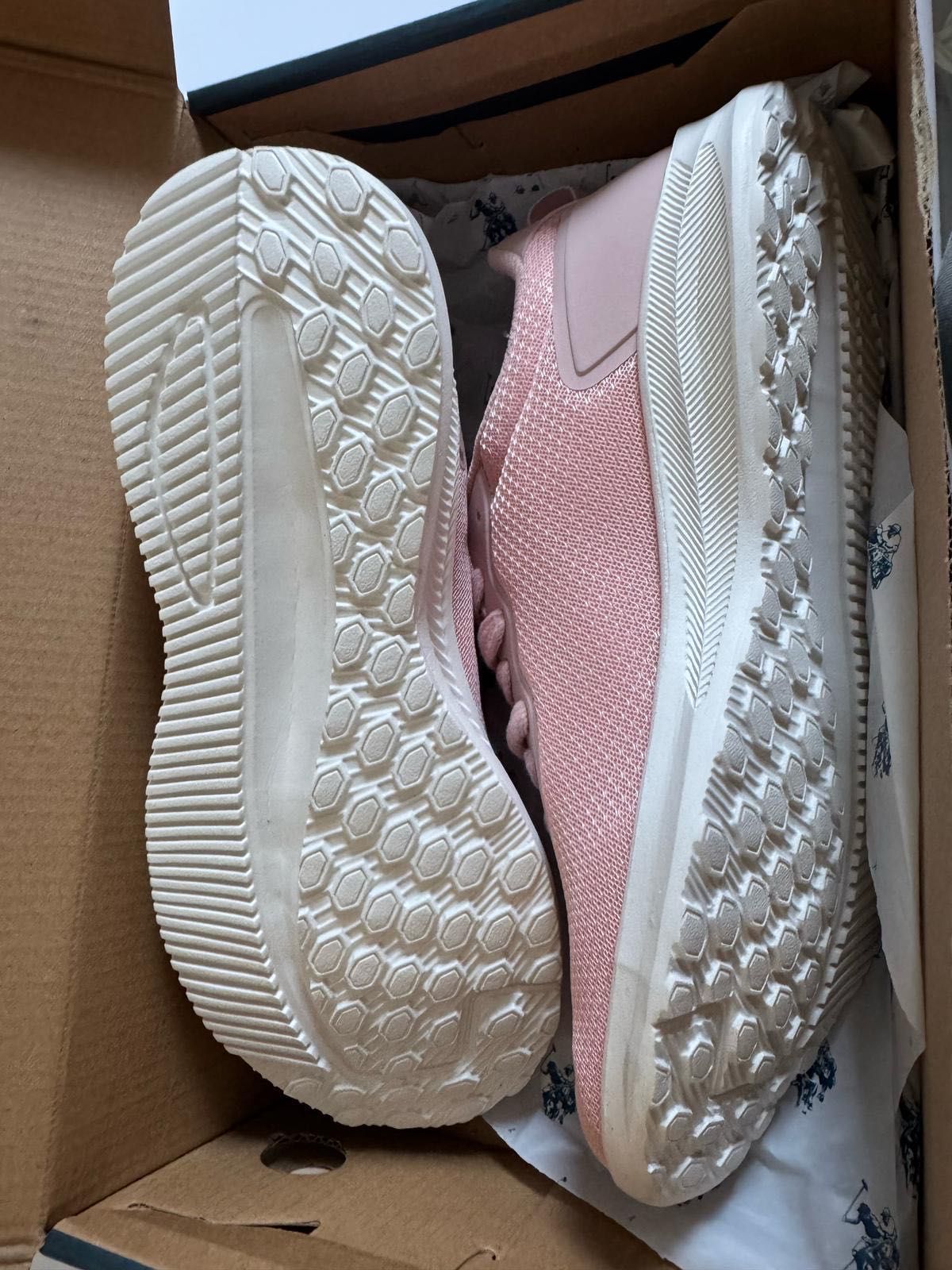 Nowe sneakersy damskie U.S POLO ASSN. pudrowe różowe 41