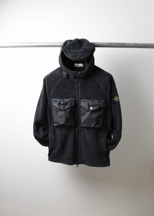 Stone Island AW21 Multi pocket Teddy Fleece Jacket