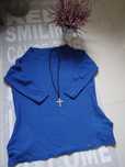 Sweter kobalt tunika