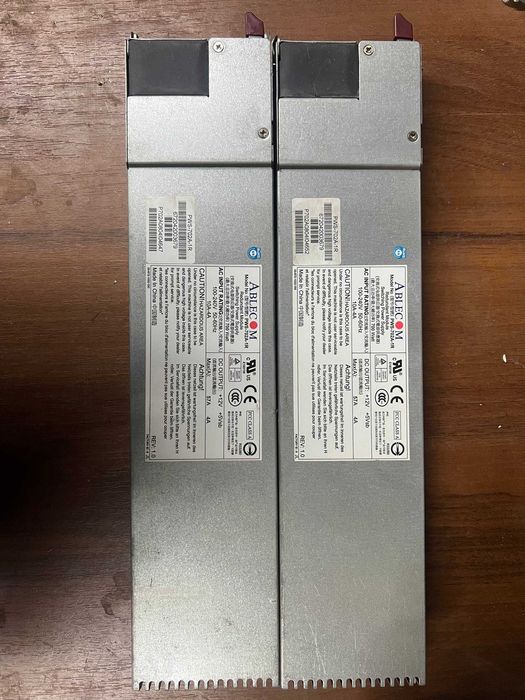 Серверний блок живлення Ablecom 700W 12v 57А