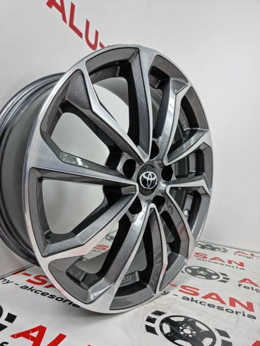 NOWE alufelgi TOYOTA 17" 5x114,3 Auris Corolla RAV-4 Previa - Grafit