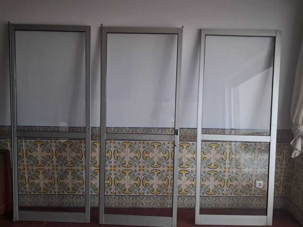 10 janelas de aluminio usadas