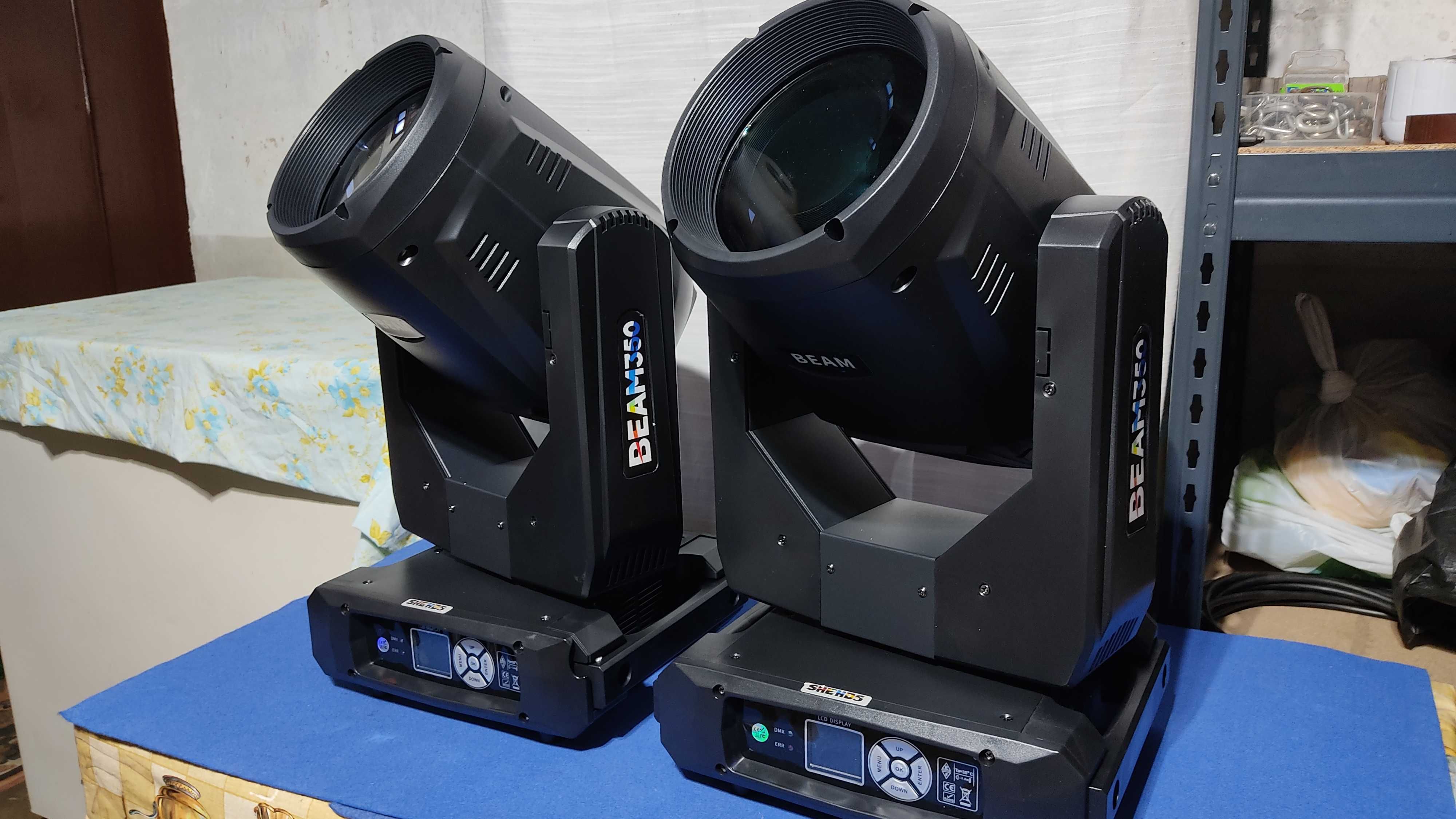 2x Moving head Beam 17R 380W