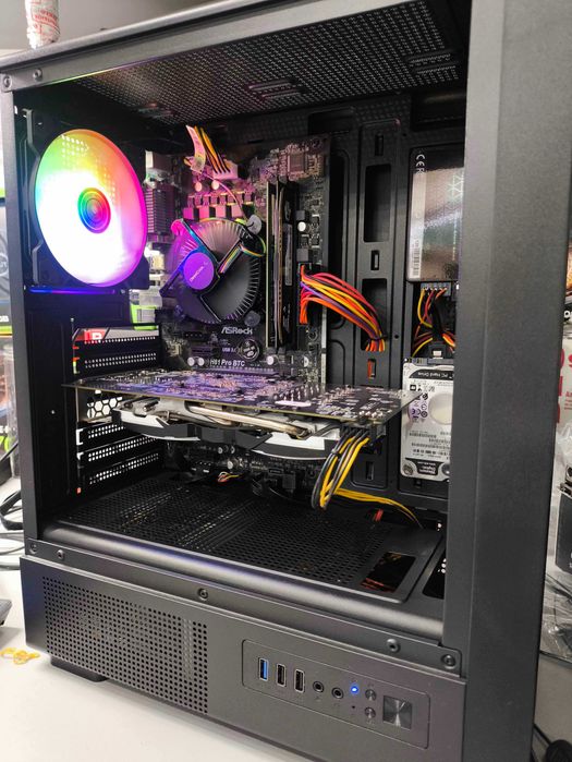 Komputer Gamingowy Intel Core i5 12GB SSD + HDD 630GB RX 580 8GB W11