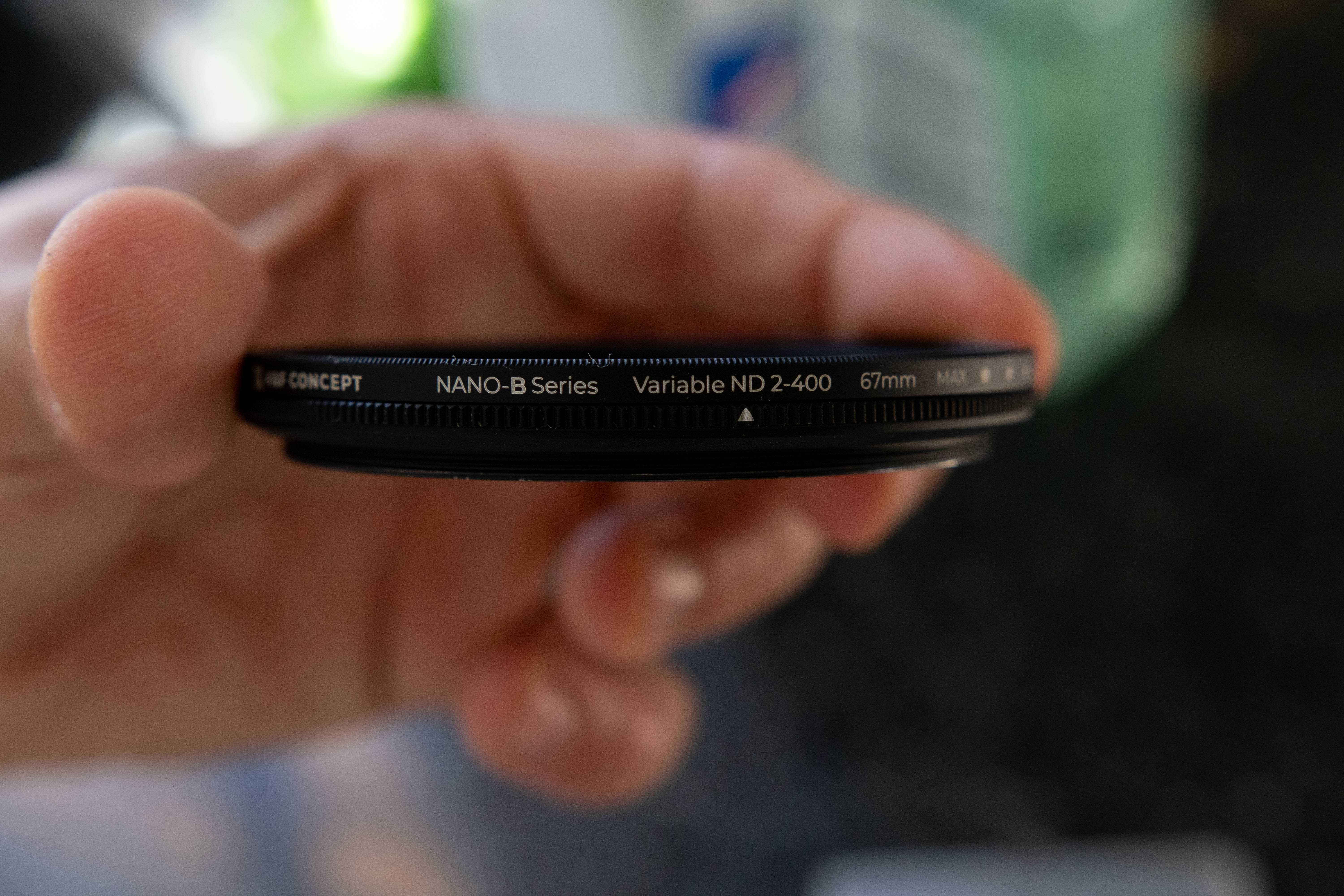 Filtro ND Variável K&F Concept ND2–ND400 – 67mm