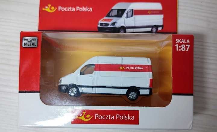 samochód  poczta polska HO skala 1:87