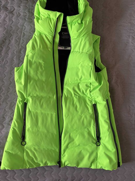 Жилет CMP Woman Vest Fix Hood M Зелений (32W0276)