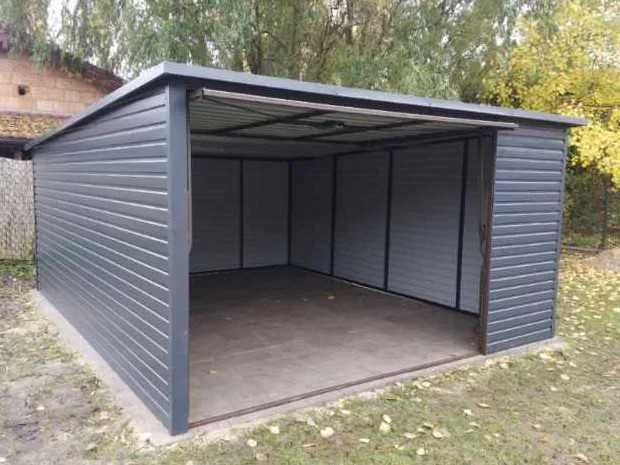 Garaż 4x5 Premium Drewnopodobny Schowek Na Samochód