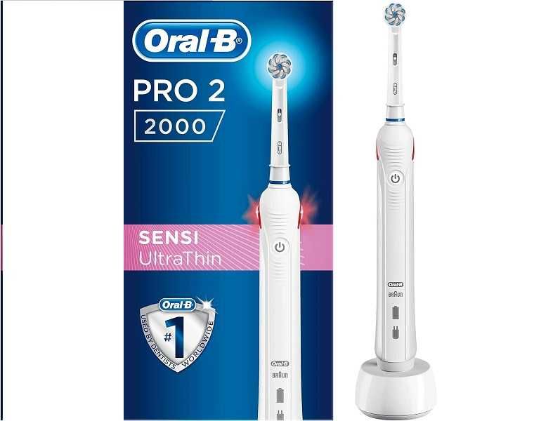 електрична зубна щітка Oral-B Braun Pro 2 2000