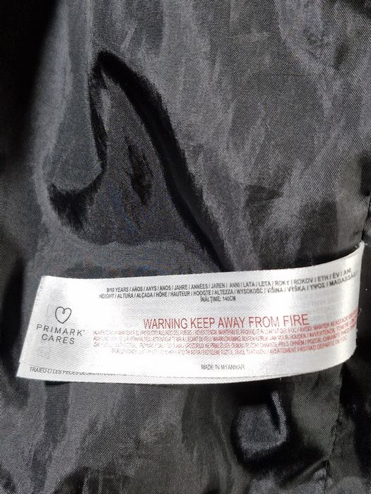 Kurtka Chłopięca Przejściowa Primark Cares Ocieplana Rozmiar 140