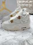 Buty JordanAirJordan4Retro Metallic Gold sportowe rozmiar.43