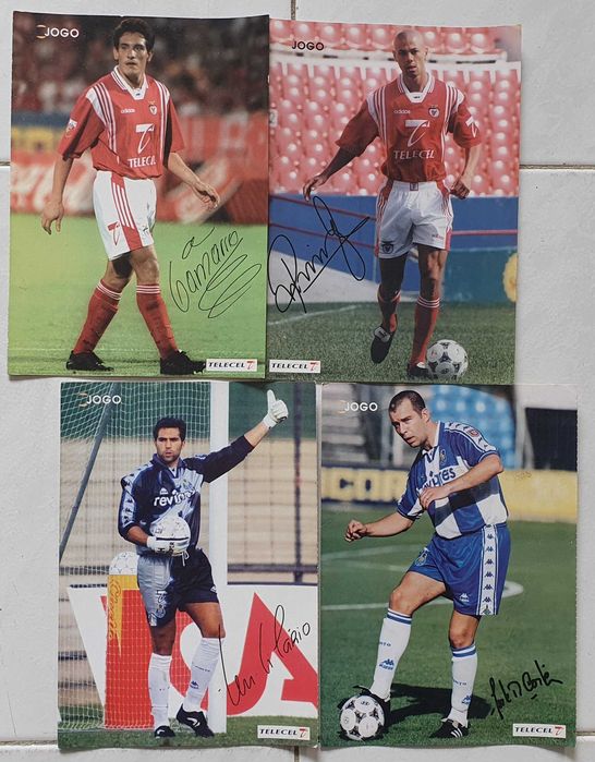 Os Craques do Jogo - Fotos de Jogadores de Futebol, colecionável, 1997