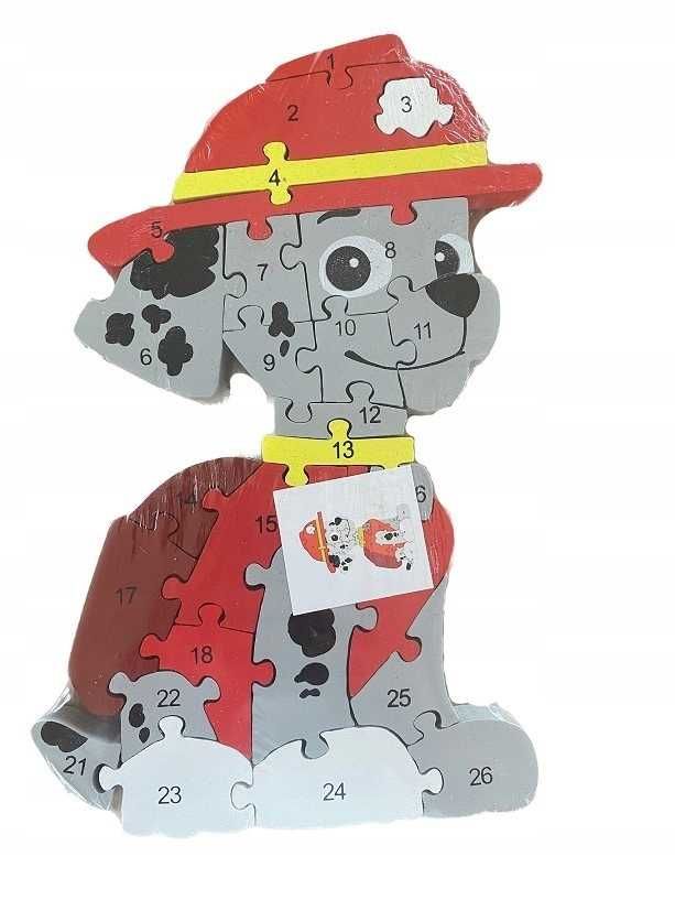 Puzzle drewniane Marshall Psi patrol układanka