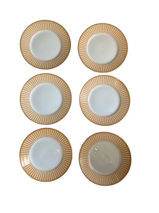 Talerzyki na ciasto, talerzyki deserowe 15cm 6 sztuk nr.8432