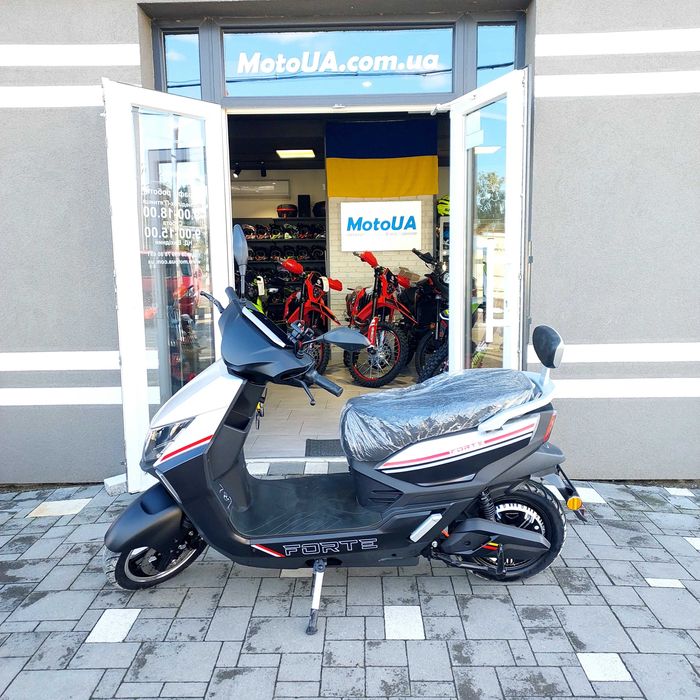 Електроскутер FORTE GRAVY 2500W 72V/26Ah LED світло гарантія, доставка