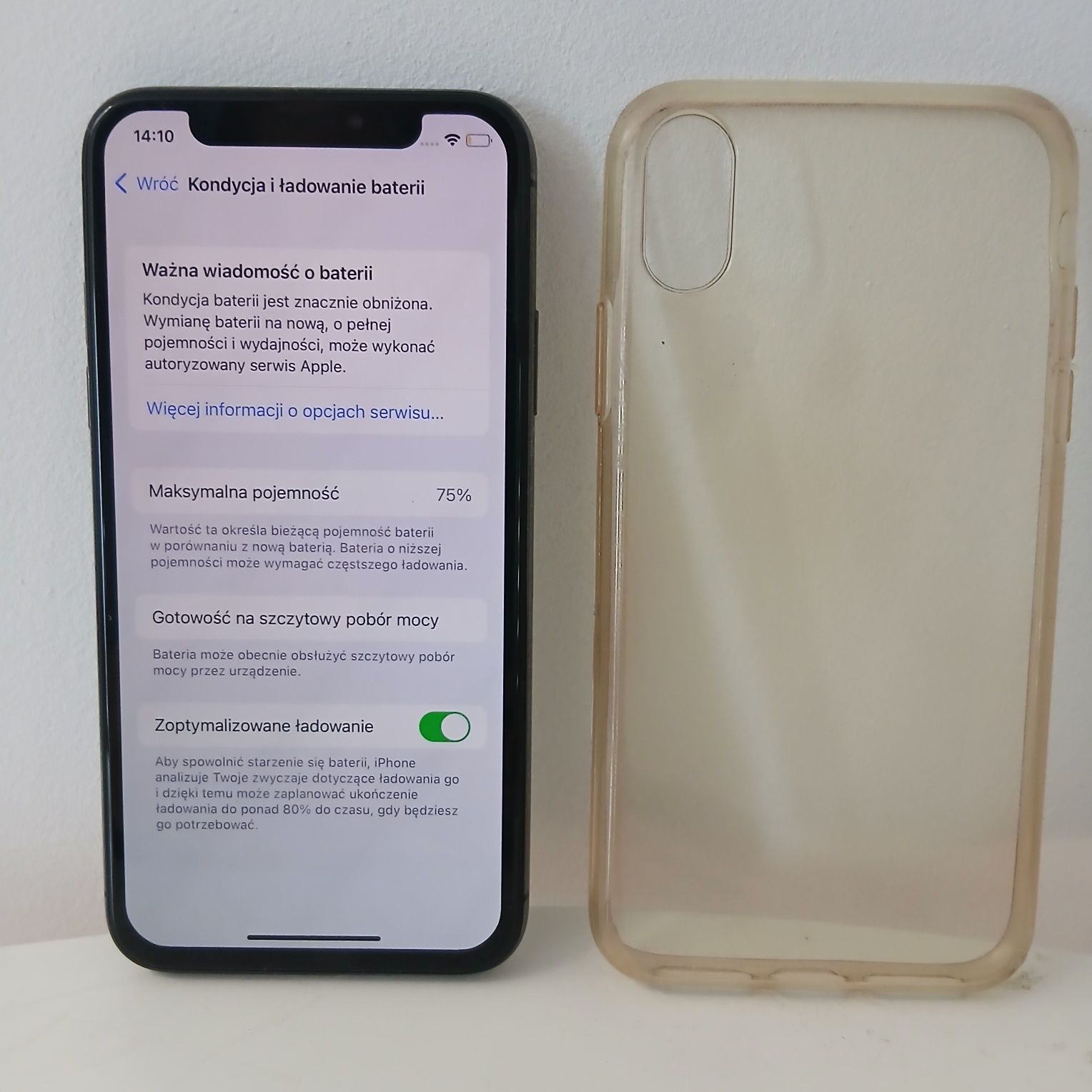 iPhone X 64 BEZ RYSEK plus etui