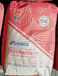 Cement czerwony + / CEMEX / 42,5R / klasa I   ">  Ozorków * Parzęczew