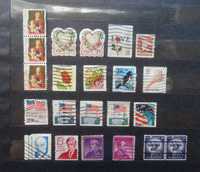 Znaczki pocztowe Ameryka, USA - 22 szt.