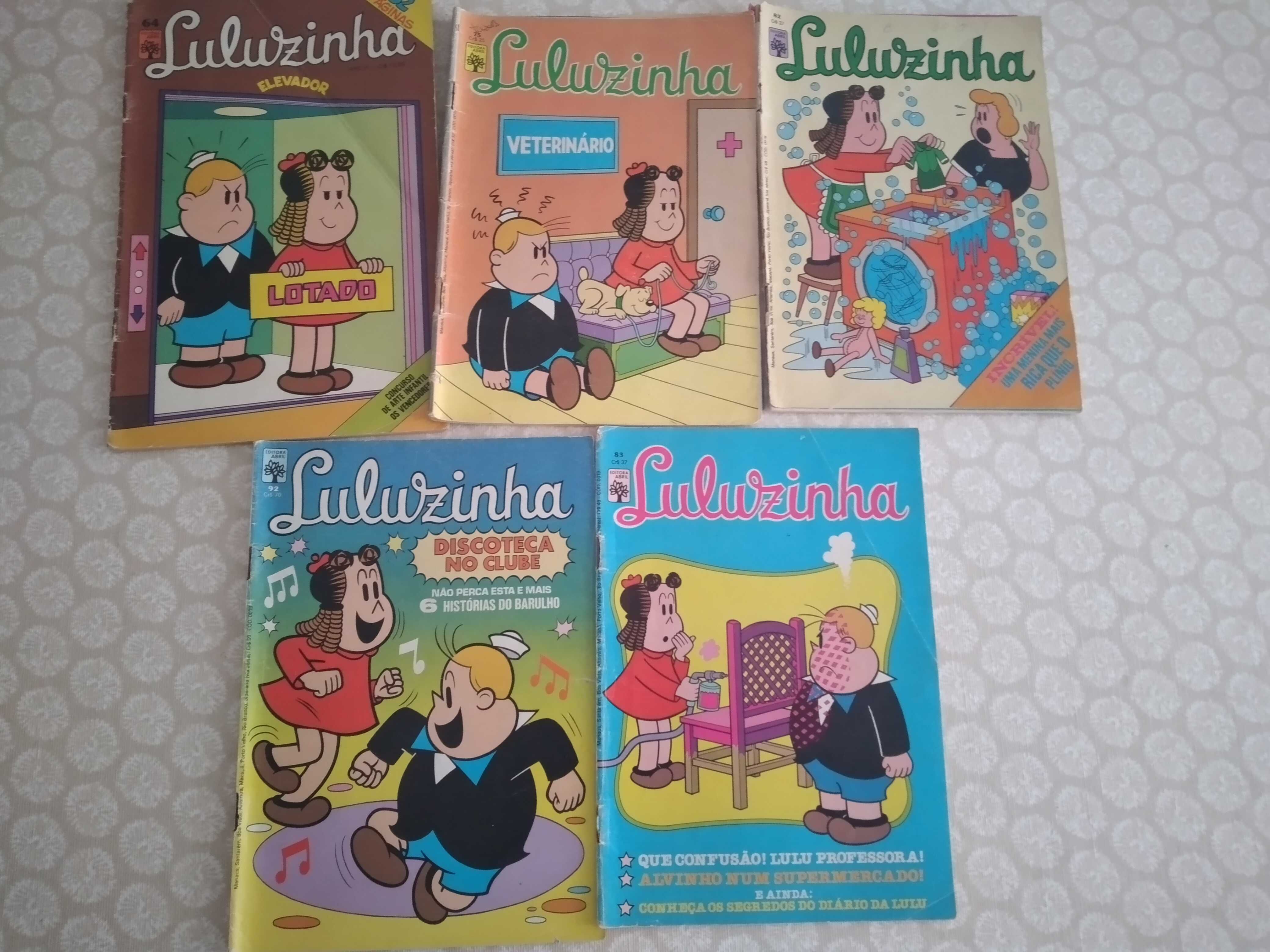Livrinhos de BD da Luluzinha