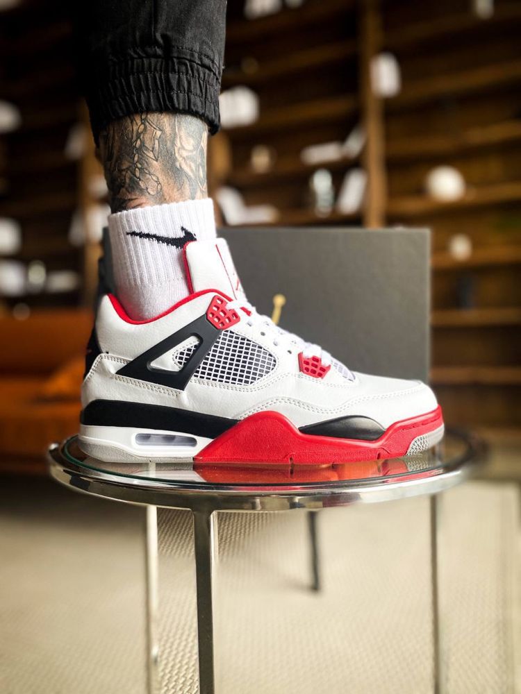 nike air jordan 4 retro fire red