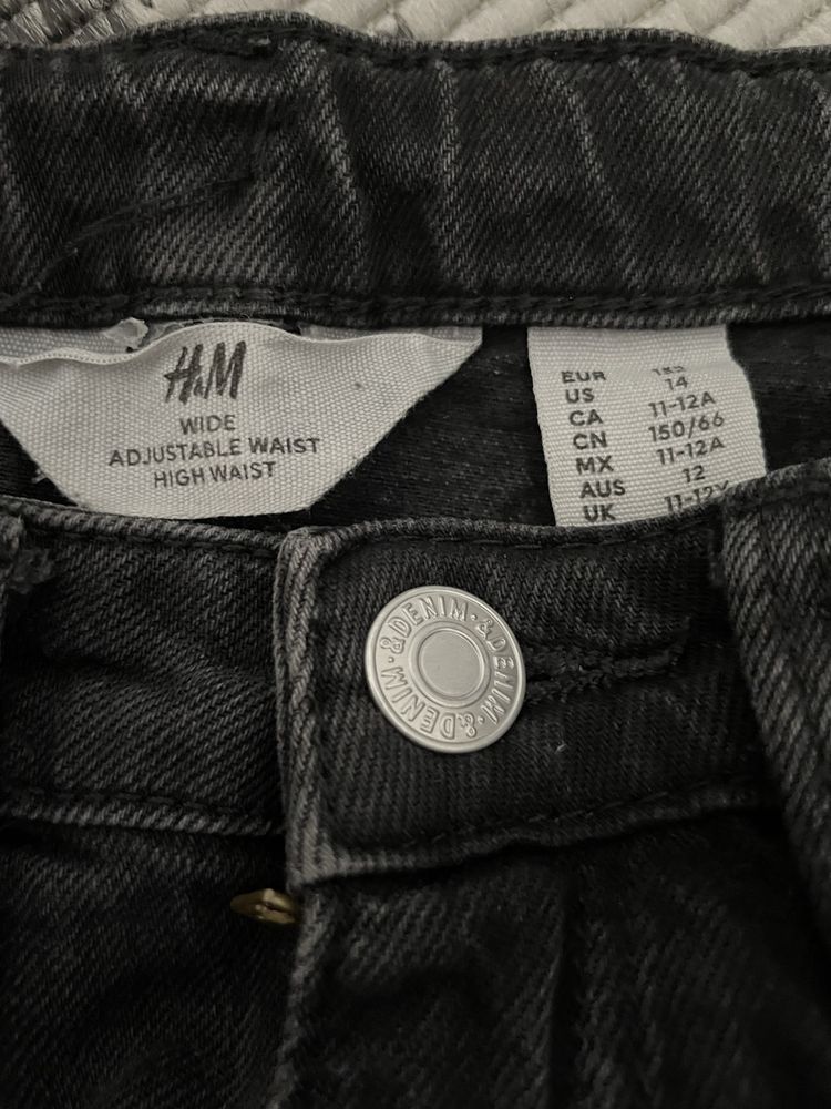 Spodnie dzwony h&m r.152