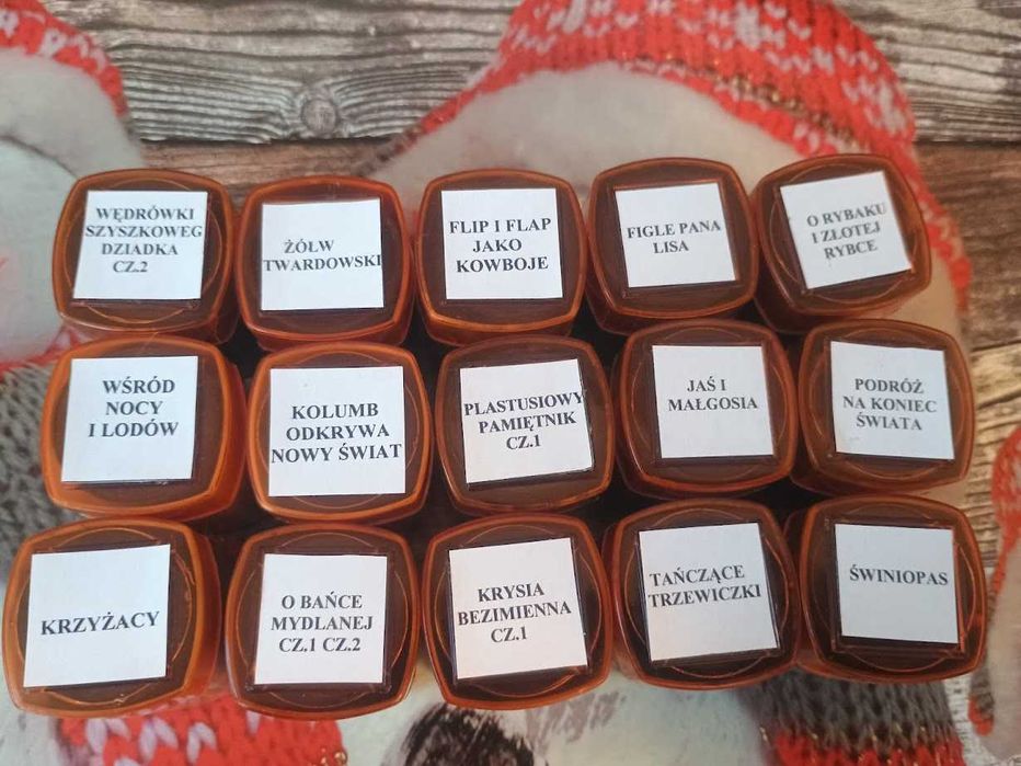 Bajki na rzutnik 15 sztuk zestaw T