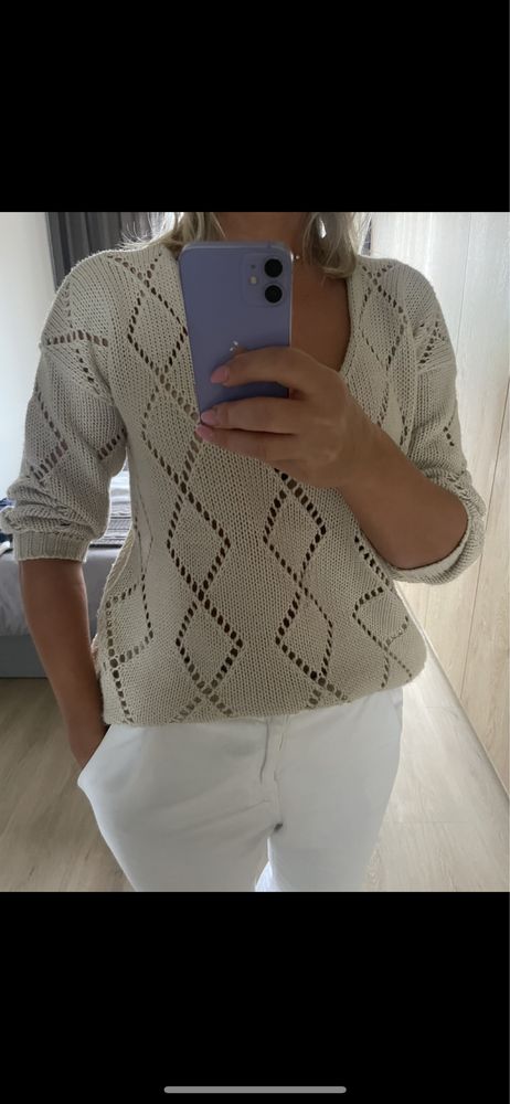 Sweter ażurowy rozm. M