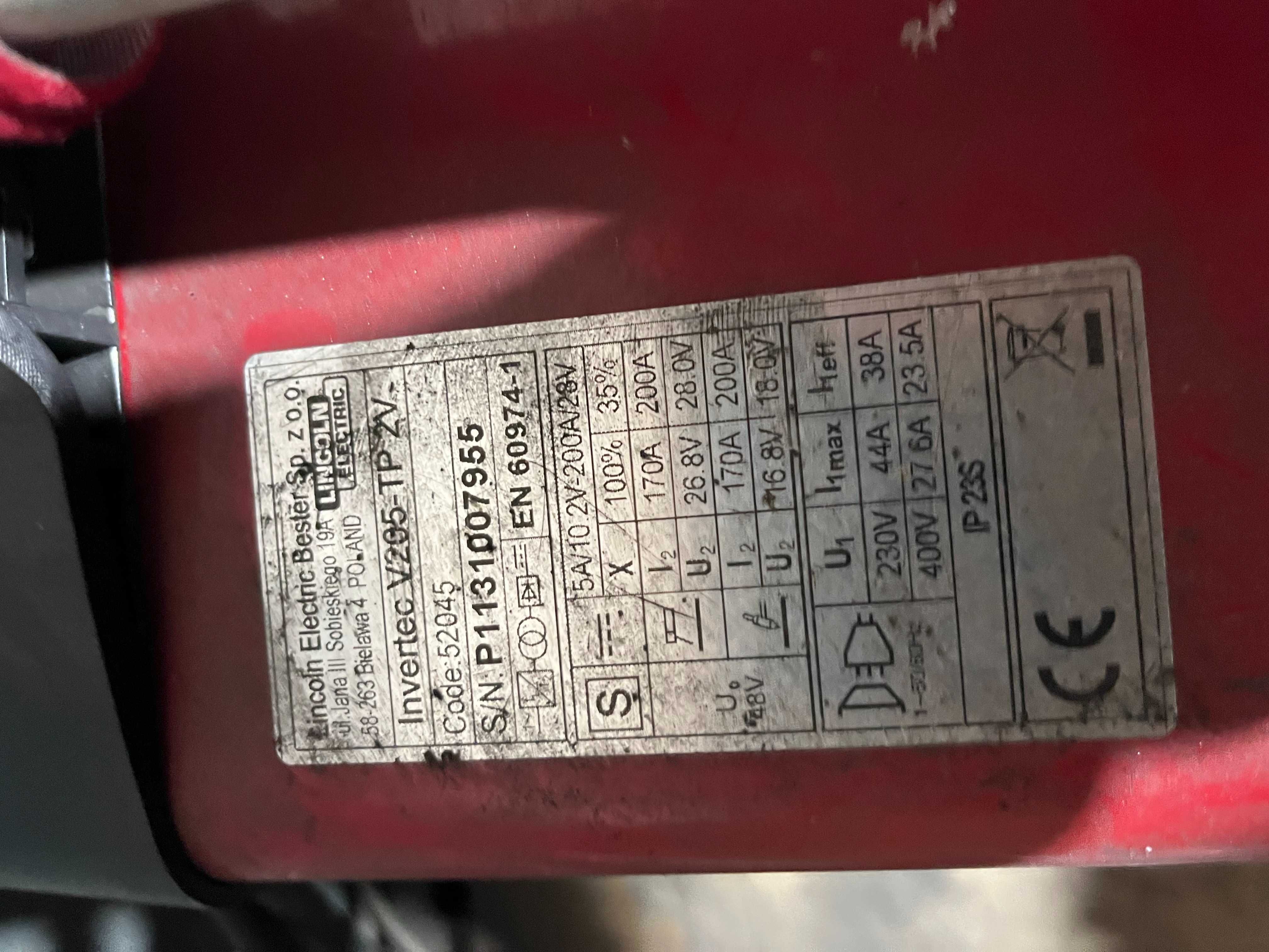 Lincoln Tig spawarka inwertorowa INVERTEC V205-T