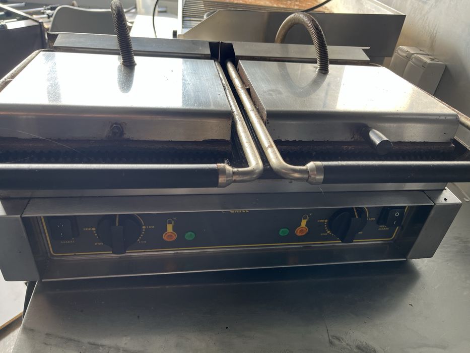 Roller grill opiekacz podwójny do bułek panini kebab potis podgrzewacz
