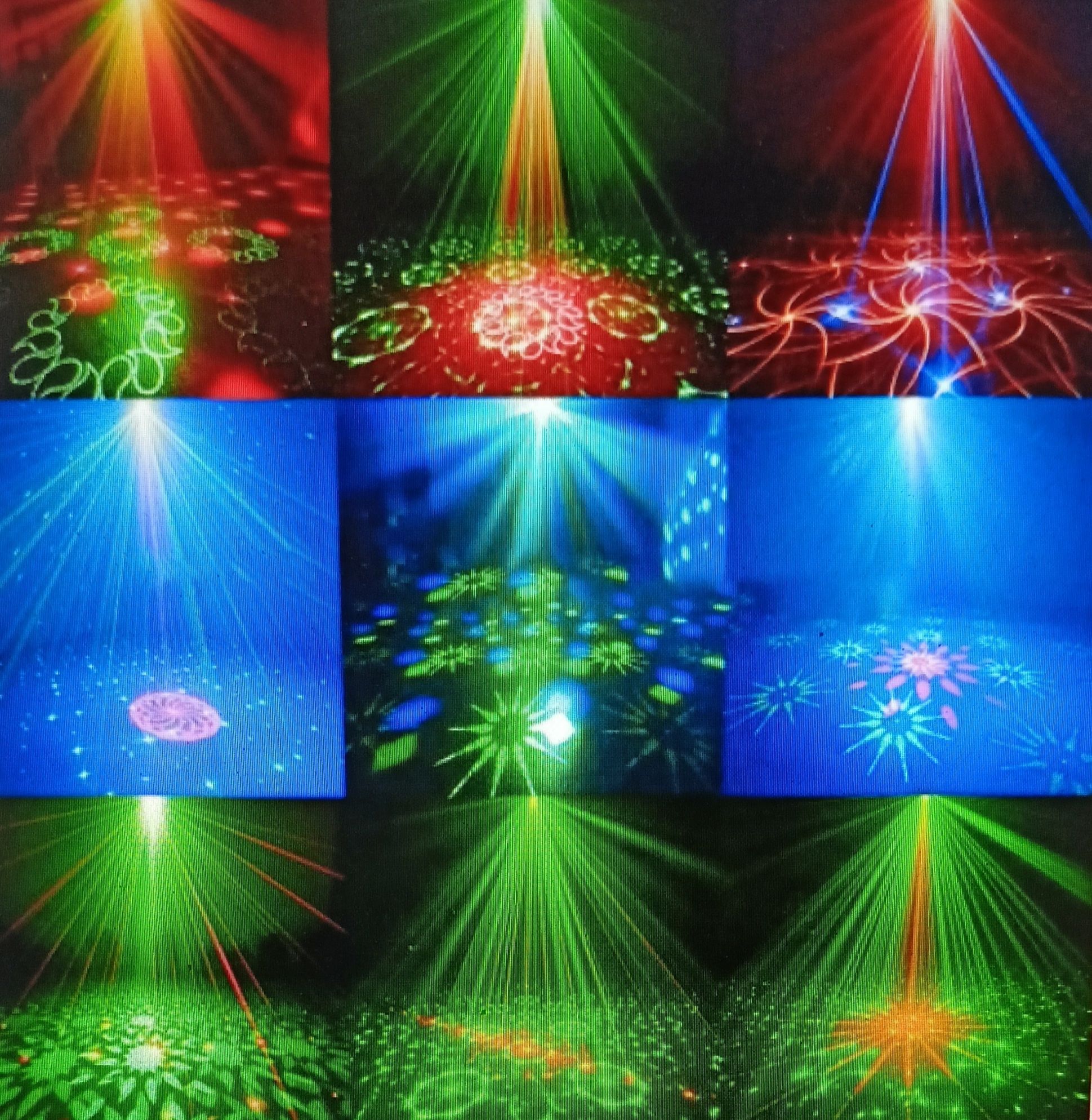 Nowy mini DJ Disco laser , projechtor  party  świetlny