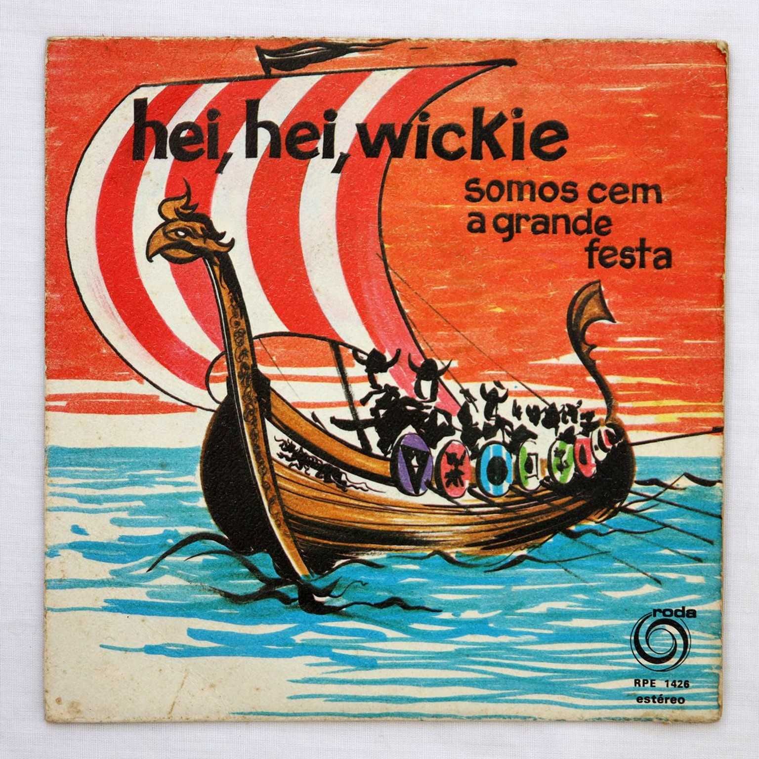 Disco Vinil Single hei hei wickie grande festa
