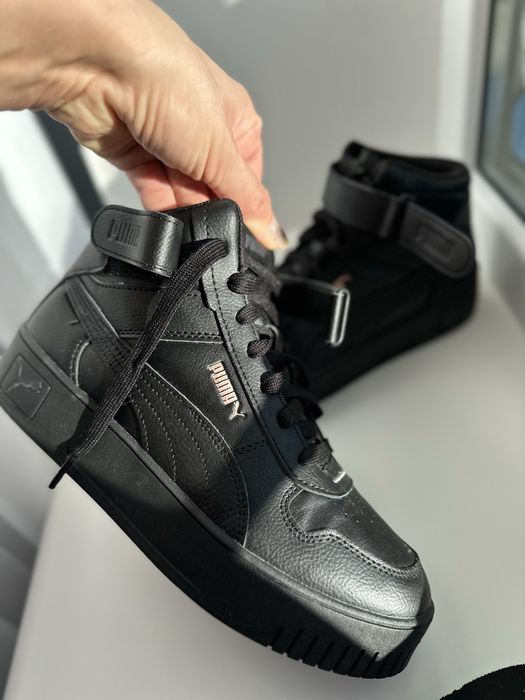 Кросівки жіночі CARINA STREET MID Puma кросівки чорні (272993364)